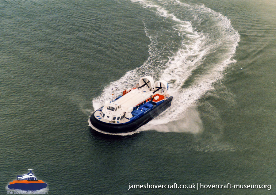 AP1-88 hovercraft promotional day by BHC -  (credit: The <a href='http://www.hovercraft-museum.org/' target='_blank'>Hovercraft Museum Trust</a>).